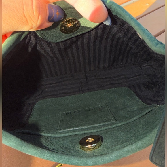 RARE Coach Ergo Mini Satchel 4399 Spruce Nubuck Green w Original Hangtag - Picture 11 of 14